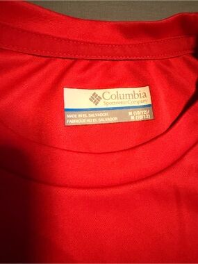 Columbia Men's Bright Red Short-Sleeve Performance Polo